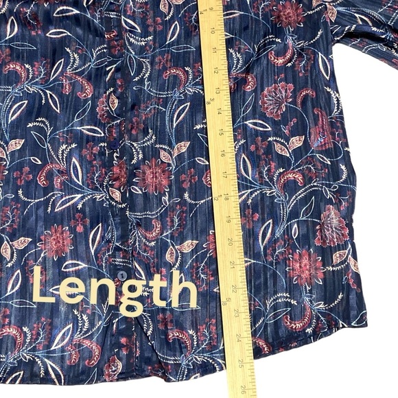 Chadwick’s navy long sleeve professional top size large - Picture 5 of 8